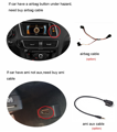 Audi Airbag cable description image, for use alongside audi a4/5 navi android systems
