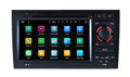 this is an image showcasing the Audi A4 2002-08 navi android oem style radio application showcase image