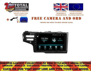 Picture of HONDA JAZZ FIT 2014-18 9" GPS NAVI CARPLAY ANDROID AUTO 11.0 DAB+ 8CORE DHG2340