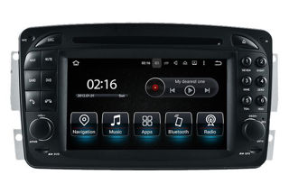 Picture of MERCEDES BENZ C E SLK CLASS W203 W170 DVD GPS NAVI ANDROID 13.0 DAB BT 8802 A