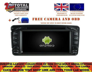 Picture of MERCEDES BENZ CLK CLASS W209 DVD GPS NAVI BT ANDROID 12.0 DAB+ RBT5513