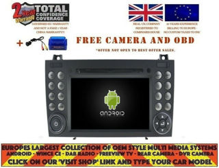 Picture of MERCEDES BENZ SLK CLASS W171 2004-12 DVD GPS NAVI BT ANDROID 12.0 DAB+ RBT5576
