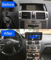 Picture of MERCEDES BENZ C CLASS W204 2007-11 10.25 GPS ANDROID 11.0 AUTO CARPLAY ZFA6102