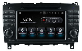 Picture of MERCEDES BENZ CLK CLS CLASS W209 W219 2004-11 NAVI ANDROID 10.0 DAB BT 8812A