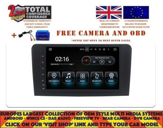 Picture of MERCEDES BENZ ML GL CLASS W164 X164 2005-12 9" GPS NAVI ANDROID 10.0 DAB BT 9023