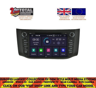 Picture of NISSAN SYLPHY 2012-16 NAVI BT ANDROID 10.0 8 CORE 2/32GB DAB+ WIFI RBT5385