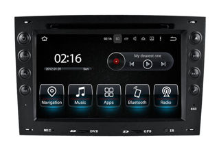 Picture of RENAULT MEGANE 2003-08 DVD NAVI BT ANDROID 13.0 8CORE 4/32 DAB CARPLAY BT 8741A