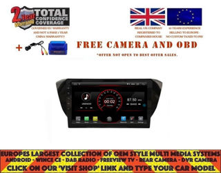 Picture of SKODA SUPERB B8 2015-2019 10.2" RADIO NAVI BT ANDROID 8.1 DAB+ DT9211