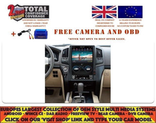 Picture of TOYOTA LAND CRUISER 2008-15 LC200 12.1" TESLA NAVI ANDROID 9.0 PX6 4/32 CARPLAY TZ1220X