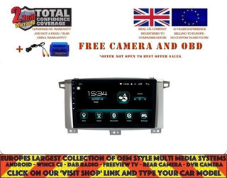Picture of TOYOTA LAND CRUSIER 100 GX 2002-07 9" NAVI CARPLAY ANDROID AUTO 11.0 DAB 8CORE DHG2152A