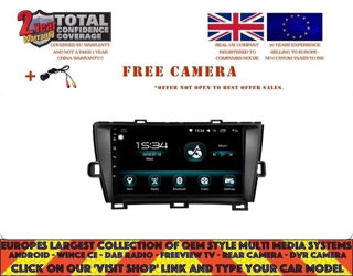 Picture of TOYOTA PRIUS 2009-15 9" NAVI CARPLAY ANDROID AUTO 11.0 DAB 8CORE DHG2154BL