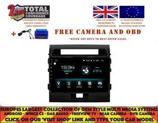 Picture of TOYOTA LAND CRUISER 200 2007-15 10.2" NAVI CARPLAY ANDROID AUTO 11.0 BT DAB+ 8CORE WIFI DHG2164