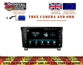 Picture of TOYOTA TUNDRA 2007-13 SEQUOIA 2008-15 9" NAVI CARPLAY ANDROID AUTO 11.0 BT DAB+ 8CORE WIFI DHG2183