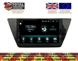Picture of VW TOURAN 2016-19 10.2" NAVI CARPLAY ANDROID AUTO 11.0 DAB 8CORE DHG2040
