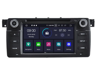 bmw 3 series e46, m3, 1998-05 dvd gps navi android in-car entertainment system, android 10.0 oem style radio, double din system
