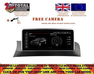 Picture of BMW X3 F25 SERIES 2011-13 10.25" ANDROID 10.0 8CORE 8/64GB NAVI CARPLAY ANDROID AUTO 1025