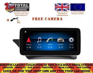 Picture of MERCEDES BENZ E CLASS W207 2013-15 12.3" GPS ANDROID 11.0 AUTO CARPLAY ZFA7183 LHD