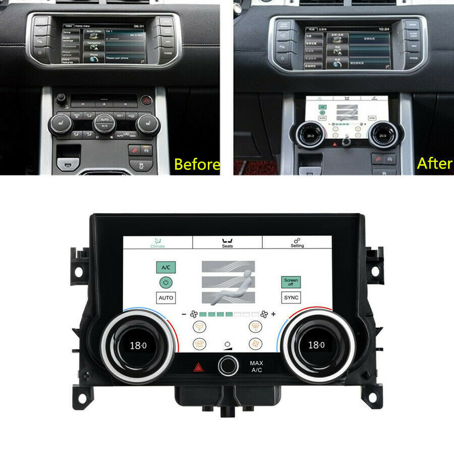 Range Rover Evoque LCD Digital AC Panel @ IBA