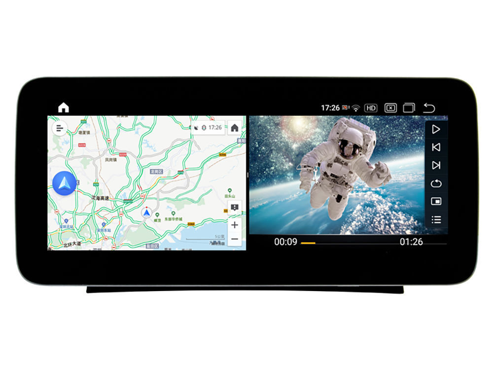 Iceboxauto: Mercedes Benz CLS Class, GPS, Android carplay systems.