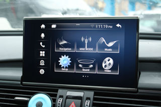 Audi A6/7 dash display flip up with CarPlay and android auto, aftermarket radio for audi a6