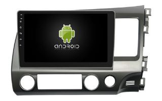 HONDA CIVIC 2008-12 10.1" RADIO NAVI BT ANDROID 12.0 WIFI CARPLAY 9307 RHD