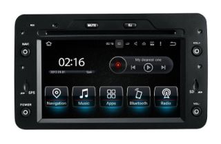 Alfa Romeo Spider 159 Sportwagon Brera aftermarket android head unit with DVD, Navi and DAB radio capabilities	