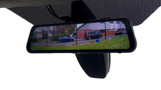 Picture of REAR TOUCH SCREEN MIRROR DASH DVR RECORDER FRONT AND BACK CAMERA PHONE APP