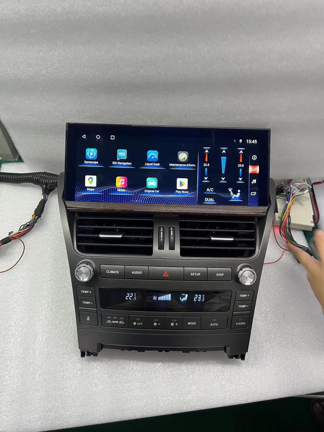 Lexus LS Series Dash Display Navi Android 11.0 at Iceboxauto