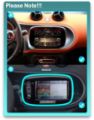 Picture of MERCEDES BENZ SMART FORTWO C453 A453 W453 2014-20 9" NAVI CARPLAY ANDROID AUTO 15.0 WIFI RADIO 9830
