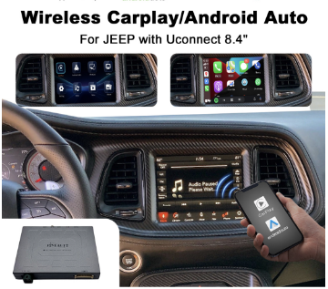JEEP UCONNECT WIRELESS APPLE CARPLAY ANDROID AUTO MMI BOX