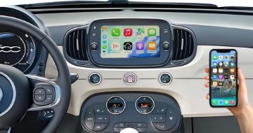 FIAT 500 2016-20 UCONNECT WIRELESS APPLE CARPLAY ANDROID AUTO MMI BOX